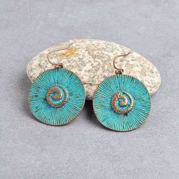 Circle Boho Earrings - Picture 2 of 4